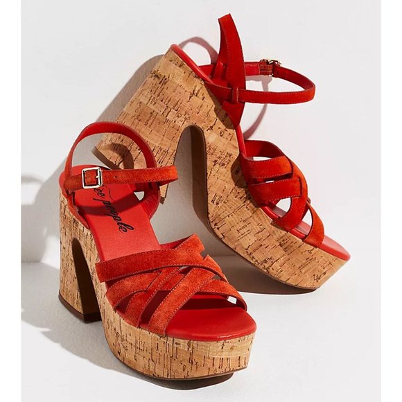 Free People Shoes - 🎉LAST CHANCE🎉 FREE PEOPLE Lisbon MJ Platform Sandals / Sunstar